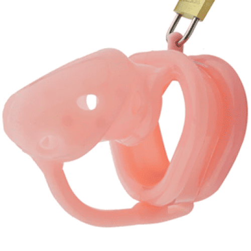 Jaula De Castidad Resina Master 20 Rosa