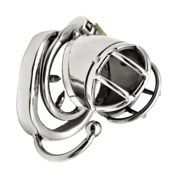 Jaula De Castidad Puntas - Metal - Separador De Bolas