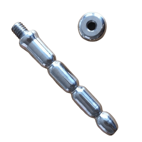 Plug Uretral Metal - Compatible Con Jaula De Castidad