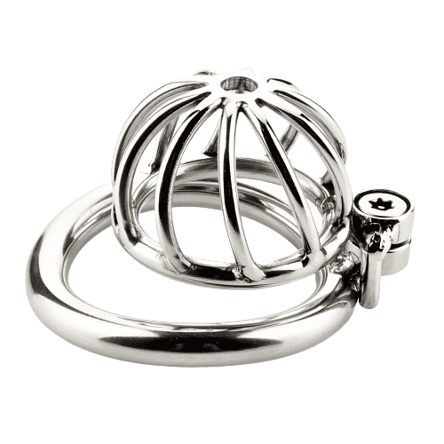 Jaula De Castidad Hombre - Metal - Micro Tubo