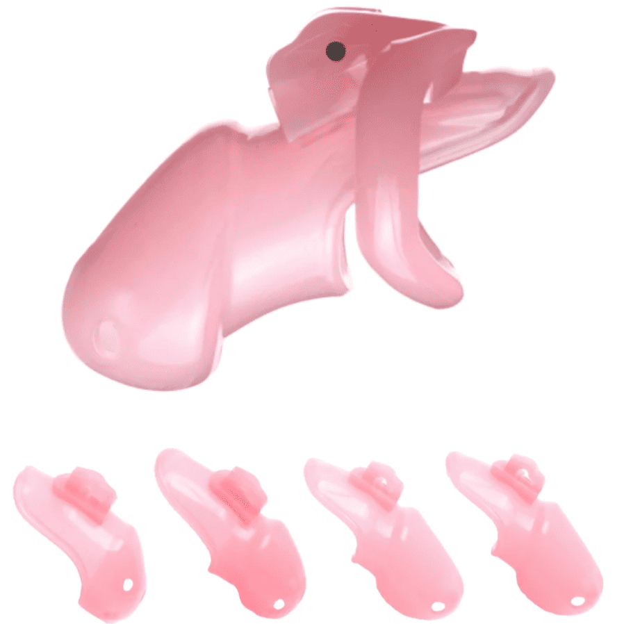 Jaula De Castidad Resina V3 Rosa