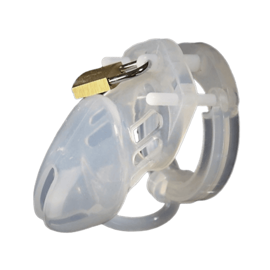 Jaula De Castidad Silicona Gb6000S Transparente