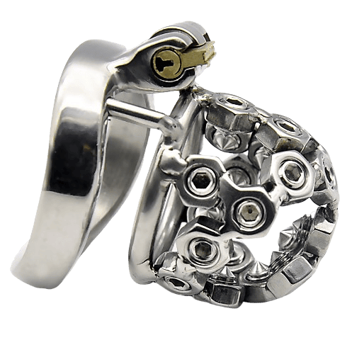 Jaula De Castidad Metal - Tornillo - Hombres - La Tuerca