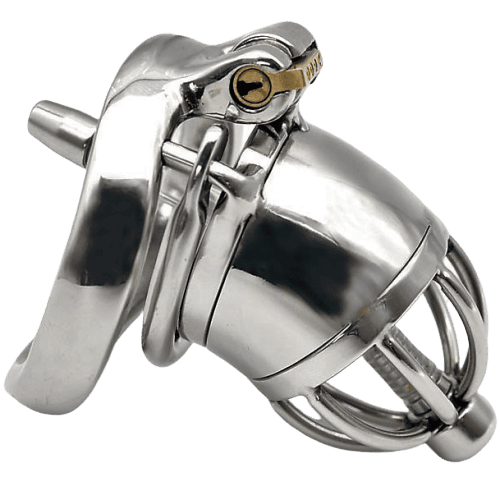 Jaula De Castidad Hombre - Metal - Goliat S