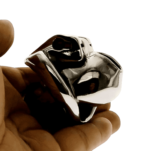 Jaula De Castidad Hombre - Metal - Maestro Plata