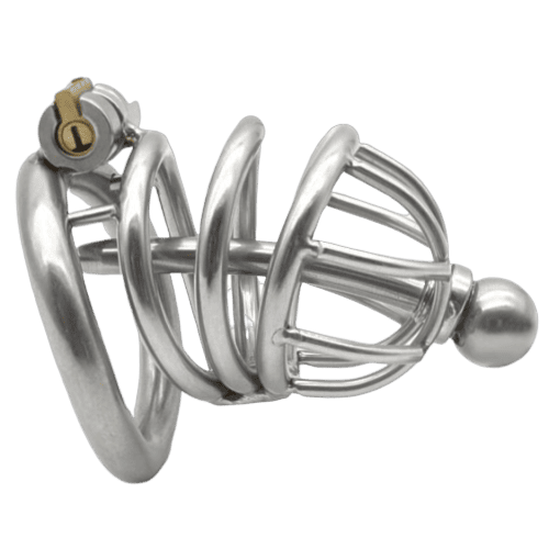 Jaula De Castidad Sonda De Uréter - Metal - Versalles M