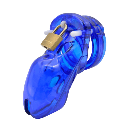 Jaula De Castidad Plástico Gb 3000 Azul
