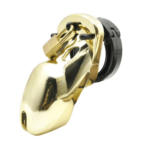 Jaula De Castidad Plástico Gb 3000 Oro