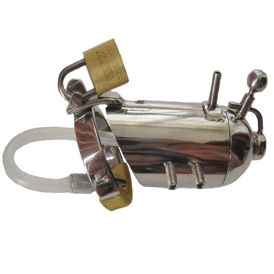 Jaula De Castidad Sonda De Uréter - Tornillo - Botella