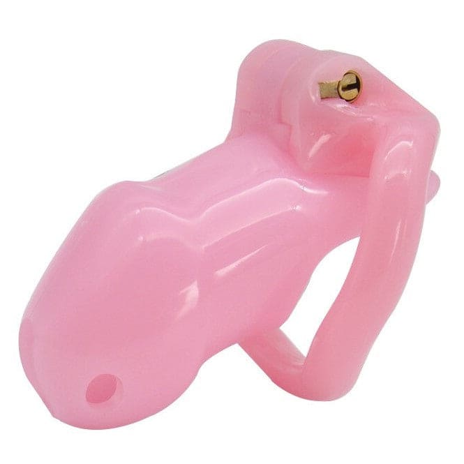 Jaula De Castidad Gb 3000 Rosa De Resina