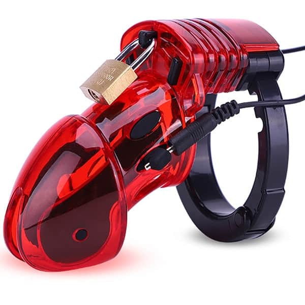 Jaula De Castidad Eléctrico Gb 6000 E Rojo