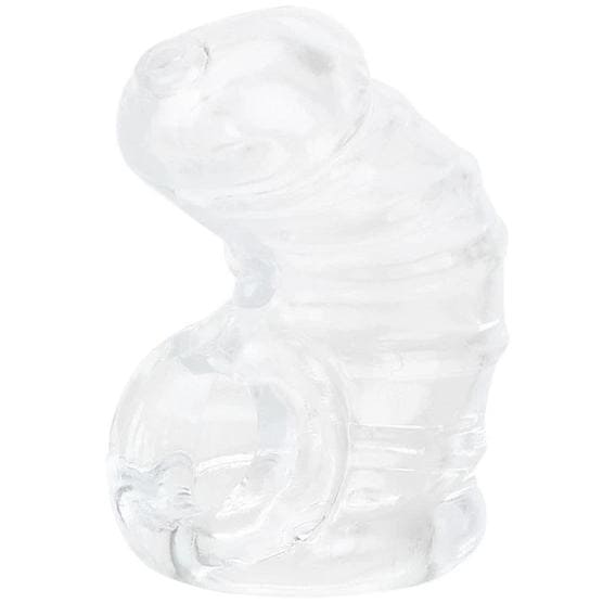 Jaula De Castidad Silicona El Condón Transparente