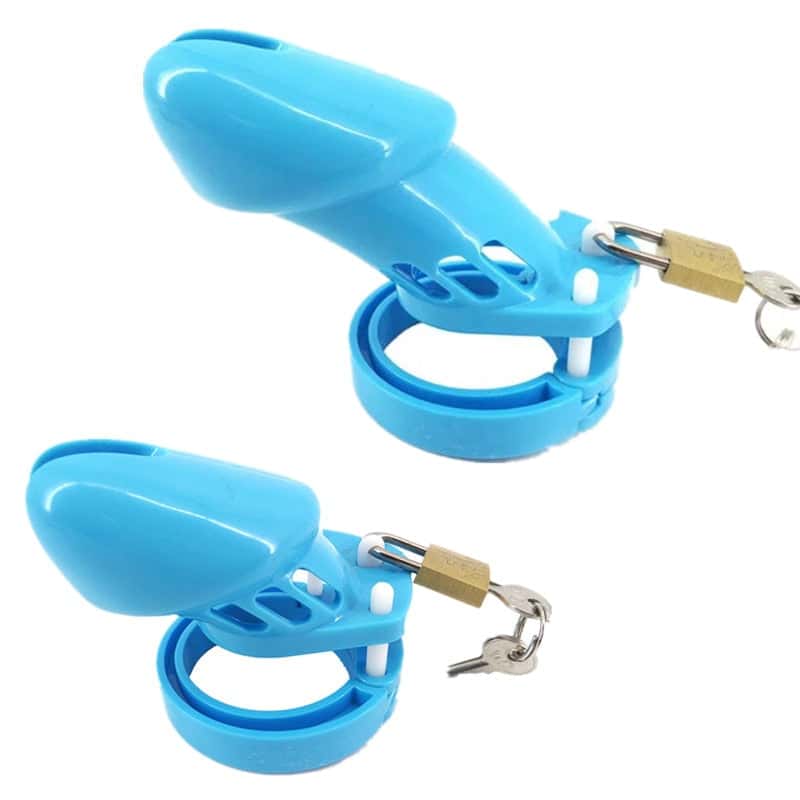 Jaula De Castidad Plástico Gb 6000 Azul